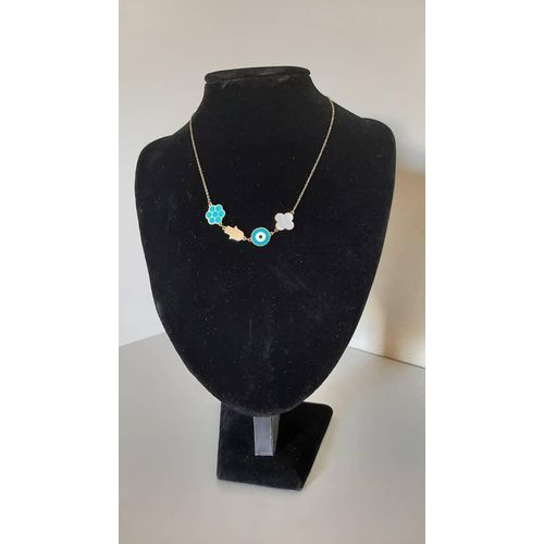 Collier plaqué Or 18K en acier inoxydable