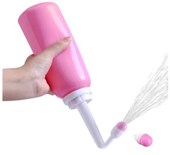 Pulvérisateur intime portable 500ml – Bidet de voyage pratique pour hygiène intime, soins post-partum