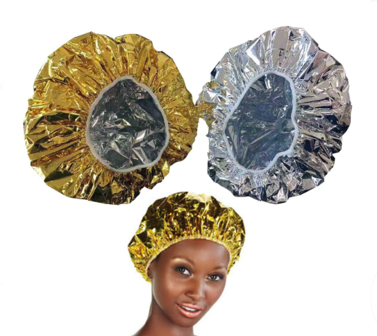 Bonnet autochauffant pour soins capillaires
