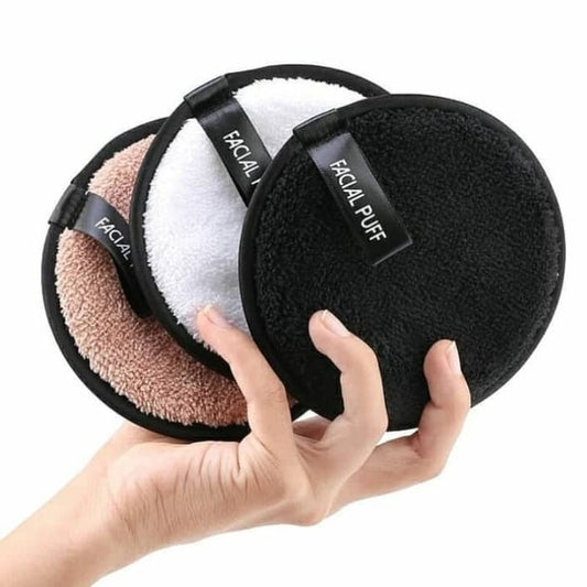 Lot de 2 Éponges démaquillante lavable pour le visage