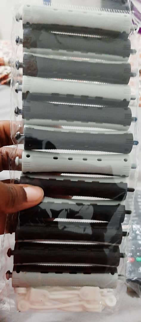 Lot de 12 bigoudis perms rods