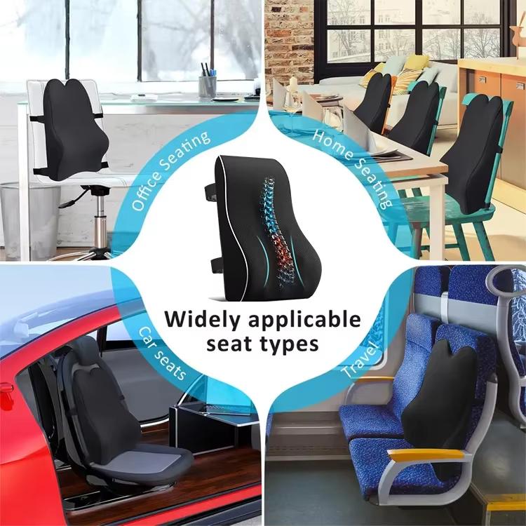 Coussin de soutien lombaire en mousse à mémoire de forme